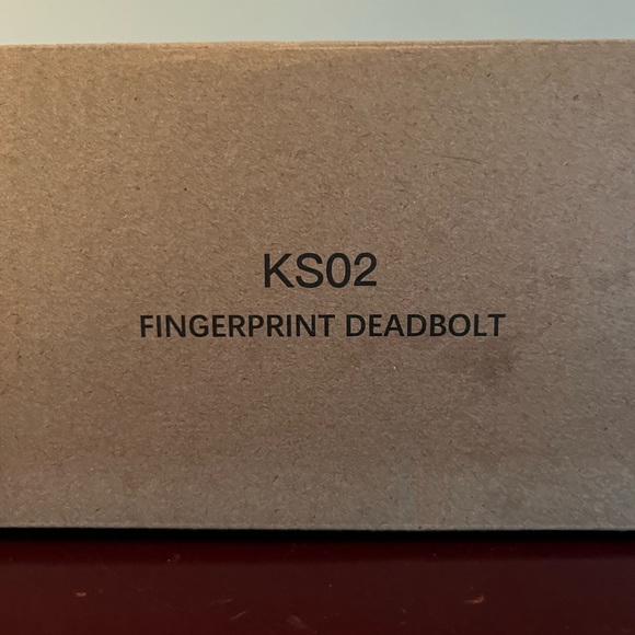 HuTools Fingerprint Deadbolt Door Lock KSO2. Brand new in box. Parts unopened - Picture 5 of 6